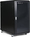 Startech.com RK2236BKF - 22U demonteerbare serverkast met wielen - glazen deur