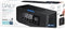 Platinet PMGQ15B - Stereo wekkerradio - FM Bluetooth draadloos opladen - GROOT DISPLAY