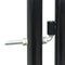 vidaXL - Poort - enkel - 300x125 - cm - zwart