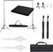 vidaXL - Fotostudioset - met - verlichtingsset - en - achtergrond