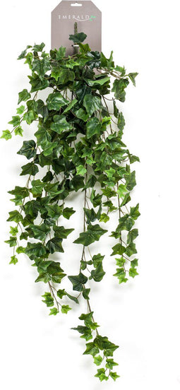 Emerald - Kunst Hangplant Ivy groen 100cm - Kunstplanten voor binnen