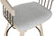 Keukenstoel Home ESPRIT Grijs Polyester Hout 51 x 55 x 91 cm