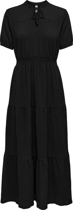 JDY JDYLOTUS - Lange jurk - Roesel en smock details - Maat L