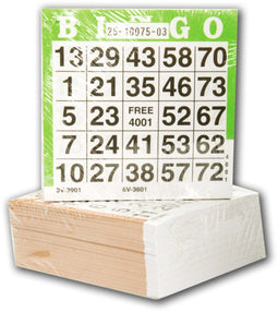Longfield Bingokaarten - Geluksspel - 500 vellen assorti (500 vellen)