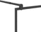 vidaXL - Inloopdouchewand - met - stenenmotief - 115x195 - cm - ESG-glas - zwart