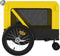 vidaXL - Hondenfietstrailer - oxford - stof - en - ijzer - geel - en - zwart