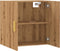 vidaXL - Wandkast - 60x31x60 - cm - bewerkt - hout - artisanaal - eikenkleurig