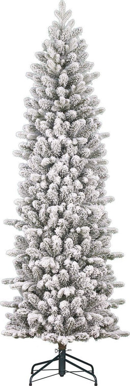 Black Box Trees Harma Smalle Kunstkerstboom - H260 x Ø73 cm - Groen Frosted