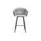 Kruk Home ESPRIT Zwart Grijs Metaal 58 x 53 x 101 cm
