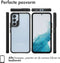 iMoshion Hoesje Geschikt voor Samsung Galaxy A54 (5G) Hoesje - iMoshion Rugged Hybrid Case - Zwart / Transparant