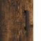 vidaXL - Hangkast - 34,5x34x90 - cm - gerookt - eikenkleurig