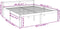 vidaXL - Seniorenbed - massief - grenenhout - wit - 200x200 - cm
