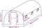 vidaXL - Kashoes - vervangend - (13,5 - m²) - 300x450x200 - cm - groen