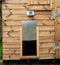 Kerbl Kippenschuifdeur 22 x 33 cm, aluminium, complete montageset