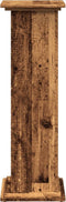 vidaXL - Sokkel - met - opbergruimte - 31x30x90 - cm - bewerkt - hout - oud - houtkleur