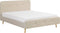 RENNES - Tweepersoonsbed - Beige - 160 x 200 cm - Polyester