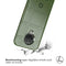 iMoshion Hoesje Geschikt voor Nokia G20 / G10 Hoesje Siliconen - iMoshion Rugged Shield Backcover - Groen