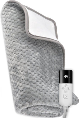 KRAFT Elektrische Deken - Onderdeken - Wasmachinebestendig - 150 x 80 cm - Grijs