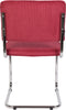Zuiver Ridge Rib Eetkamerstoelen Rood - Set van 2