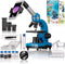 Bresser Junior Biolux SEL - Studenten Microscoop - Barlow Zoom Systeem - Blauw