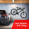 Maclean MC-449 - Fiets muurbeugel - Wandmontage - Zwart