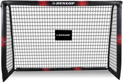 Dunlop Voetbaldoel - Voetbal Goal 180 x 120 x 60 cm - Metaal - Zwart/Rood