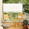 vidaXL - Tuinscherm - uittrekbaar - 80x300 - cm - bruin