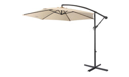 Davis & Grant Zweefparasol - Rond - Diameter van 3 Meter - Stalen Stang - Beige