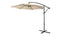 Davis & Grant Zweefparasol - Rond - Diameter van 3 Meter - Stalen Stang - Beige