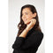 Laura Ferini Donella - Dames Armband - 18K Wit Verguld - Zilverkleurig Bangle - Diameter 6,2 cm