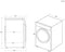 Haier HD90-A3Q979U1 - Wasdroger - Inverter motor Warmtepomptechnologie Wi-Fi Connectiviteit - Wit