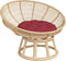 vidaXL - Zitkussen - rond - Ø - 60x11 - cm - oxford - stof - wijnrood