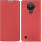 iMoshion Hoesje Met Pasjeshouder Geschikt voor Nokia 1.4 - iMoshion Slim Folio Bookcase - Rood