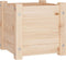 vidaXL - Plantenbak - 31x31x31 - cm - massief - grenenhout