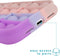 iMoshion Hoesje Geschikt voor iPhone 11 Hoesje Siliconen - iMoshion Pop It Fidget Toy - Pop It hoesje - roze