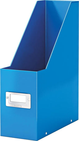 Leitz Click & Store WOW Tijdschriftencassette - Lectuurbak - 77% Gerecycled Karton - 10.3 x 33 x 25.3 Cm (BxHxD) - Blauw