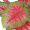 vidaXL - Kunstplant - caladium - met - pot - 85 - cm - groen - en - rood