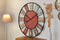 Reuze muurklok in kleur - � 74 cm