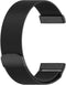 Fitbit Versa 3 / Sense - Milanese Bandje - Geweven Roestvrij Staal Magneetsluiting - Zwart