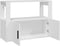 vidaXL Dressoir - 80x30x60 cm - bewerkt hout - wit