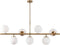 Arabic House Fazli - Hanglamp - 7 lichtpunten - Goud