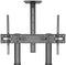 Gembird TVS-100T-02 - Vloerstandaard - Metalen verrijdbaar met zwenkwielen - Geschikt voor TV's tot 100