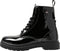 British Knights Blake - Dames Laarzen - Veterboots met Soft Foam - Zwart lak - Maat 36