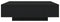 vidaXL - Salontafel - met - LED-verlichting - Zwart - Eiken - 100x100x31 - cm