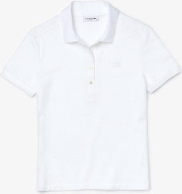 Lacoste Chemise Poloshirt Dames - Maat 38 - Katoen - Geborduurde krokodil