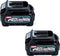 Makita 191L76-1 - Accu en acculader - 2x 40 V 2.5 Ah Li-ion (2 stuks)
