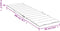 vidaXL - Ligbedkussen200x60x3 - cm - oxford - stof - ruitpatroon - grijs