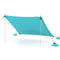Coast Draagbare Strandtent - 3 x 3 m - UV-Bescherming UPF 50+ - Turquoise
