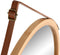 Wandspiegel Home ESPRIT – Natuurlijk Bamboe – Cirkelvormig 45 cm Elegant en Duurzaam