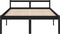 vidaXL - Seniorenbed - massief - grenenhout - zwart - 135x190 - cm